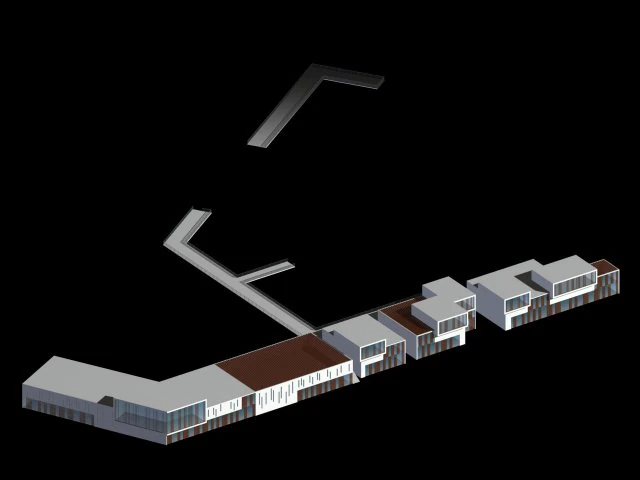 city planning fashionable commercial street office design - 147 3D Model .c4d .max .obj .3ds .fbx .stl .blend 