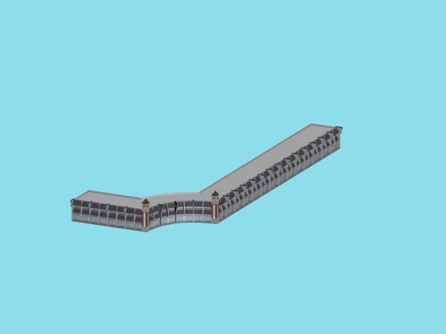 city planning fashionable commercial street office design - 149 3D Model .c4d .max .obj .3ds .fbx .stl .blend 
