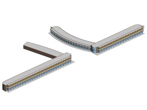 city planning fashionable commercial street office design - 150 Modèle 3D