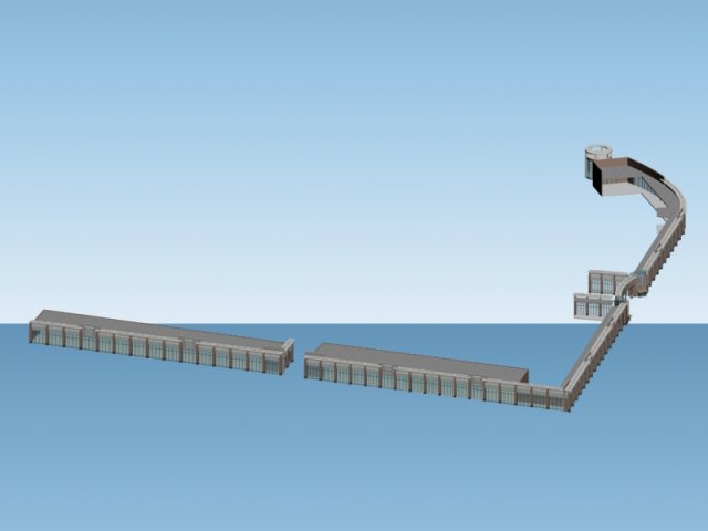 city planning fashionable commercial street office design - 152 Modèle 3D .c4d .max .obj .3ds .fbx .stl .blend 