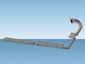 city planning fashionable commercial street office design - 152 3D Model