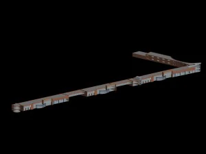 city planning fashionable commercial street office design - 156 3D Model