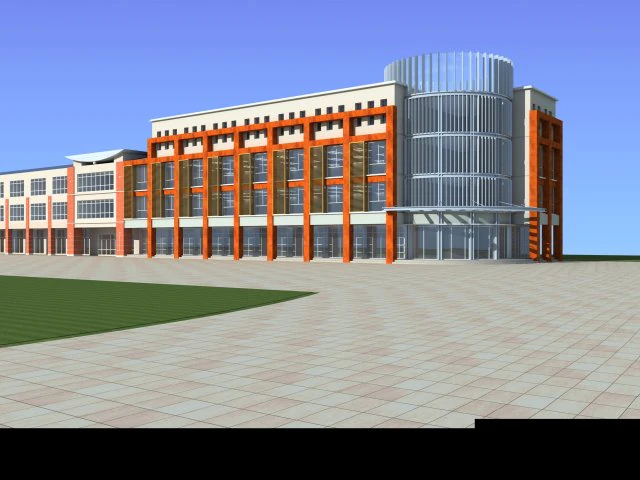 city planning fashionable commercial street office design - 158 3D Model .c4d .max .obj .3ds .fbx .stl .blend