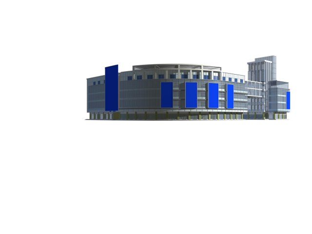 city planning fashionable commercial street office design - 160 3D मॉडल .c4d .max .obj .3ds .fbx .stl .blend 