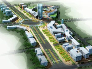 city planning fashionable commercial street office design - 167 3D Model