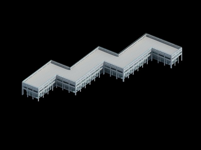 city planning fashionable commercial street office design - 168 3D-Modell .c4d .max .obj .3ds .fbx .stl .blend 