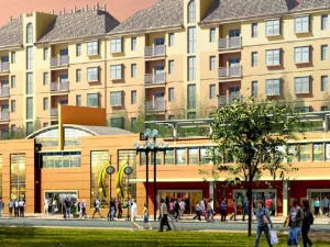 city planning fashionable commercial street office design - 169 3D Model