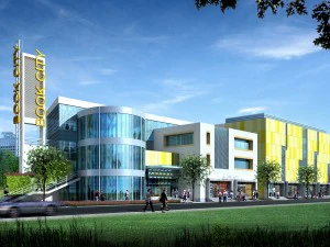 urbanistyka modny projekt biura przy ulicy handlowej - 170 Model 3D