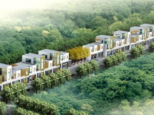 city planning fashionable commercial street office design - 172 Modèle 3D