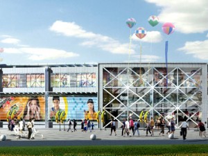 city planning fashionable commercial street office design - 173 3D 模型