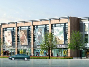 city planning fashionable commercial street office design - 178 3D Model
