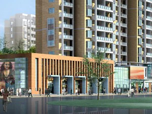 Stadtplanung, modisches kommerzielles Stra&szlig;enb&uuml;rodesign &ndash; 180 3D Modell