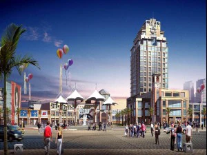 도시 계획 세련된 상업 거리 사무실 디자인 - 183 3D 모델