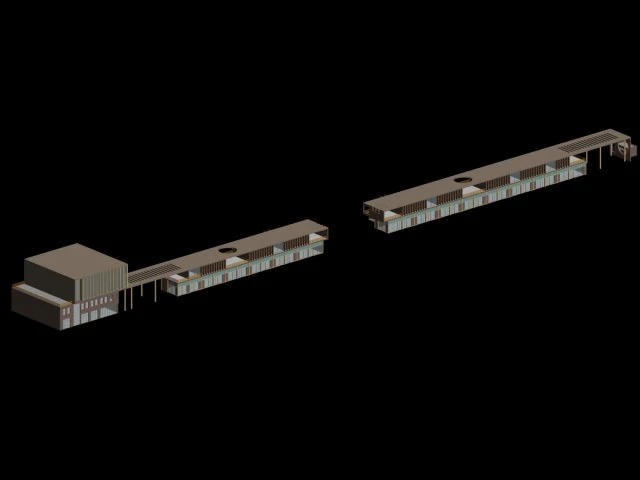 city planning fashionable commercial street office design - 184 3D Model .c4d .max .obj .3ds .fbx .stl .blend 