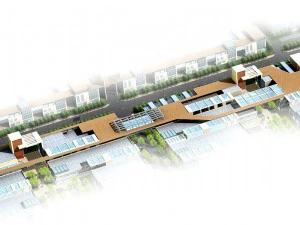 都市計画 おしゃれな商店街 オフィスデザイン - 187 3Dモデル