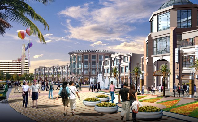 city planning fashionable commercial street office design - 188 3D-Modell .c4d .max .obj .3ds .fbx .stl .blend 