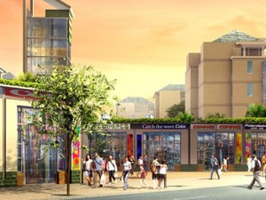 city planning fashionable commercial street office design - 196 3Dモデル
