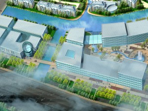 city planning fashionable commercial street office design - 197 3D Model
