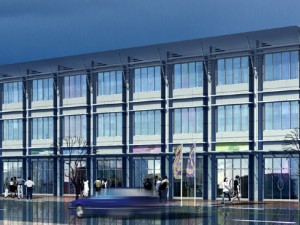 city planning fashionable commercial street office design - 198 Modèle 3D