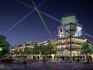 city planning fashionable commercial street office design - 205 Modelo 3D