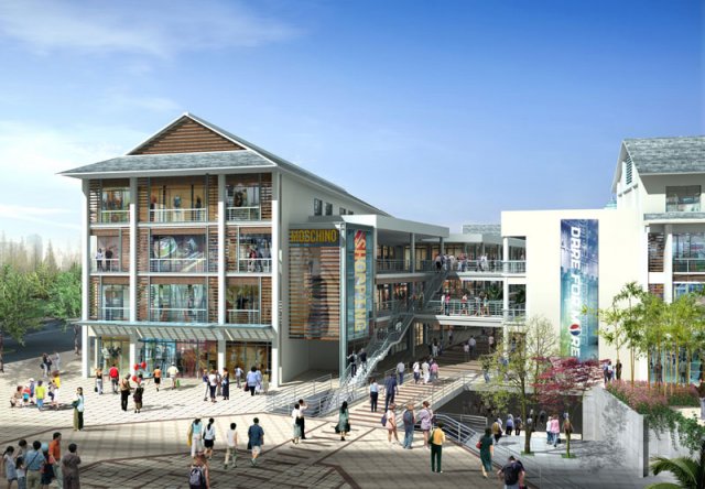 city planning fashionable commercial street office design - 209 3D Model .c4d .max .obj .3ds .fbx .stl .blend 