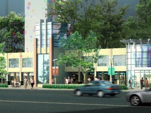 city planning fashionable commercial street office design - 217 3D Model