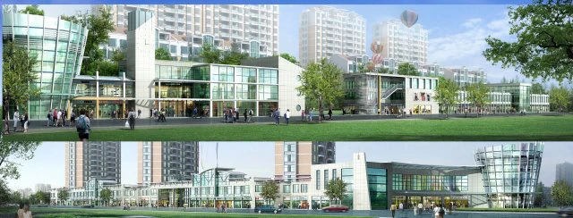 city planning fashionable commercial street office design - 219 3D Model .c4d .max .obj .3ds .fbx .stl .blend 