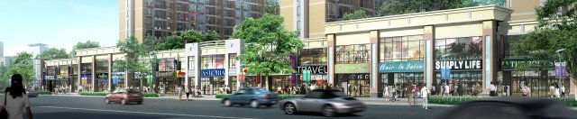 city planning fashionable commercial street office design - 221 Modelo 3D .c4d .max .obj .3ds .fbx .stl .blend 