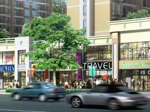 perencanaan kota desain kantor jalan komersial yang modis - 221 Model 3D