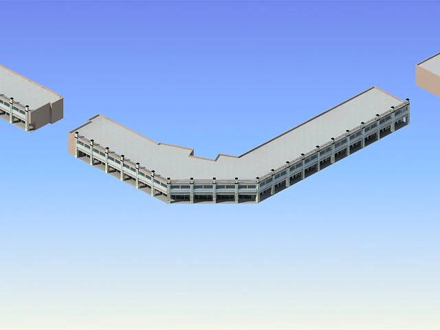 city planning fashionable commercial street office design - 225 3D Model .c4d .max .obj .3ds .fbx .stl .blend 