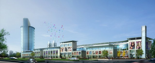 city planning fashionable commercial street office design - 227 3D 모델 .c4d .max .obj .3ds .fbx .stl .blend 