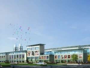 city planning fashionable commercial street office design - 227 3D Model