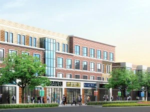 perencanaan kota desain kantor jalan komersial yang modis - 229 Model 3D