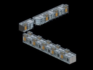 city planning fashionable commercial street office design - 241 3D Модель
