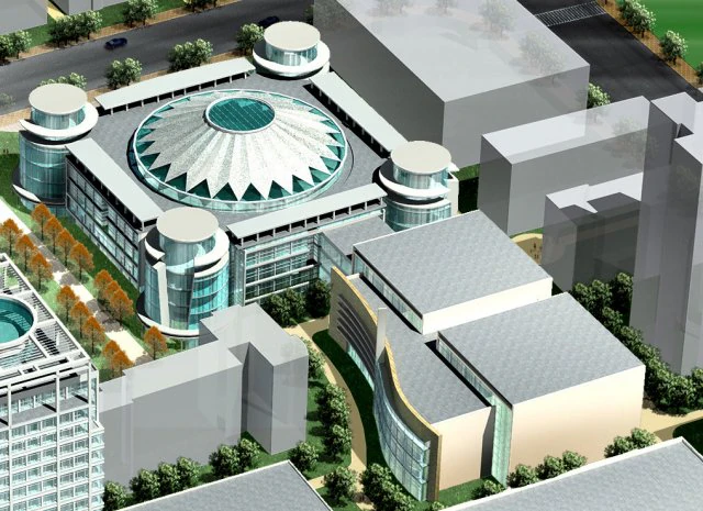 city planning fashionable commercial street office design - 243 3D Model .c4d .max .obj .3ds .fbx .stl .blend 