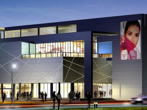 city planning fashionable commercial street office design - 246 3D Model