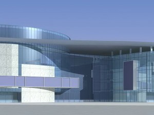 city planning fashionable commercial street office design - 247 3D 모델