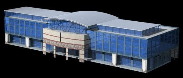 city planning fashionable commercial street office design - 250 3D Model .c4d .max .obj .3ds .fbx .stl .blend 