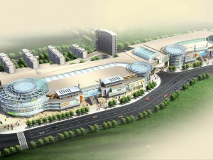 city planning fashionable commercial street office design - 255 3D मॉडल