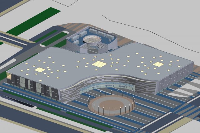 city planning fashionable commercial street office design - 256 Modèle 3D .c4d .max .obj .3ds .fbx .stl .blend 
