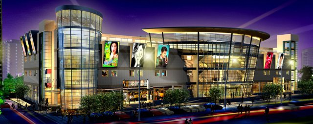 city planning fashionable commercial street office design - 257 3Dモデル .c4d .max .obj .3ds .fbx .stl .blend 