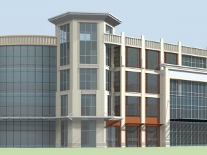 city planning fashionable commercial street office design - 259 Modelo 3D