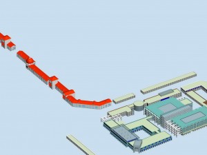 city planning fashionable commercial street office design - 260 Modèle 3D