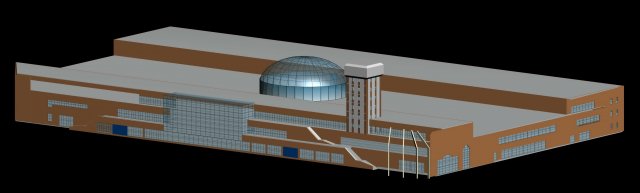 city planning fashionable commercial street office design - 261 3D Model .c4d .max .obj .3ds .fbx .stl .blend 