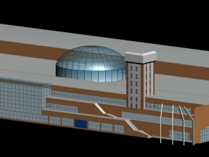 city planning fashionable commercial street office design - 261 Modèle 3D