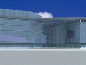 도시 계획 세련된 상업 거리 사무실 디자인 - 262 3D 모델