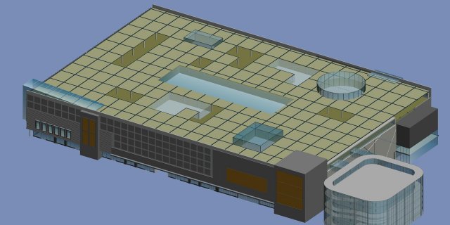 city planning fashionable commercial street office design - 263 3D मॉडल .c4d .max .obj .3ds .fbx .stl .blend