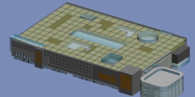 city planning fashionable commercial street office design - 263 3D Model .c4d .max .obj .3ds .fbx .stl .blend 