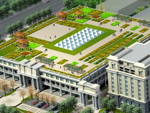 city planning fashionable commercial street office design - 266 3D Model