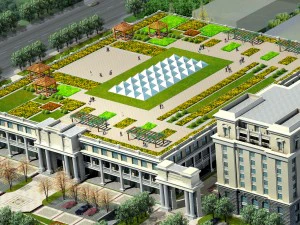 planejamento urbano, design de escrit&oacute;rio de rua comercial elegante - 266 Modelo 3D